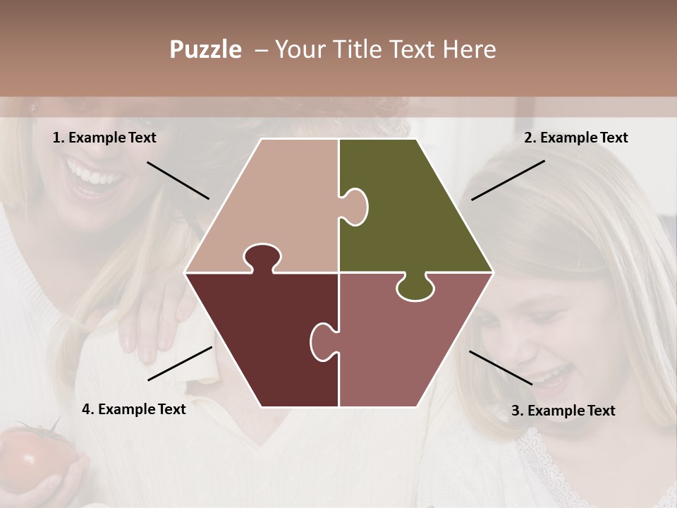 A Group Of Women Standing Next To Each Other PowerPoint Template