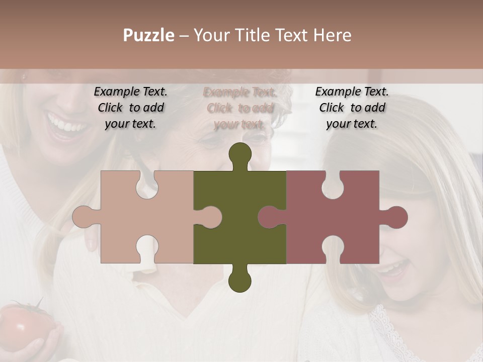 A Group Of Women Standing Next To Each Other PowerPoint Template