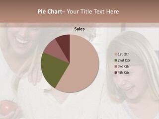 A Group Of Women Standing Next To Each Other PowerPoint Template