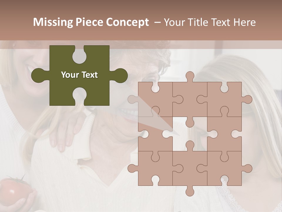 A Group Of Women Standing Next To Each Other PowerPoint Template