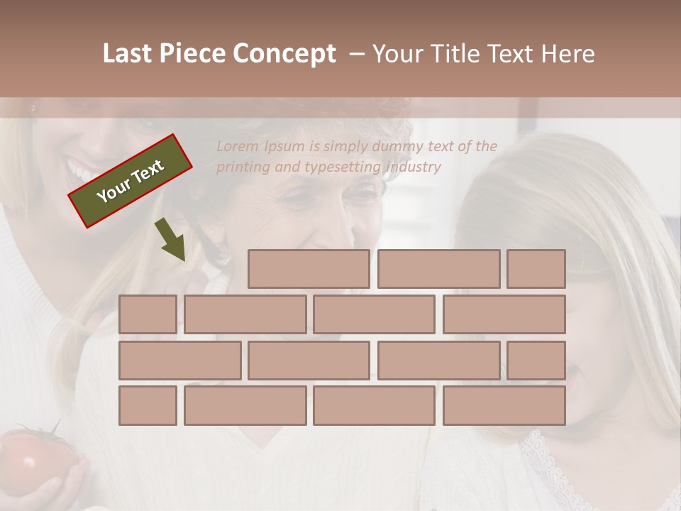 A Group Of Women Standing Next To Each Other PowerPoint Template