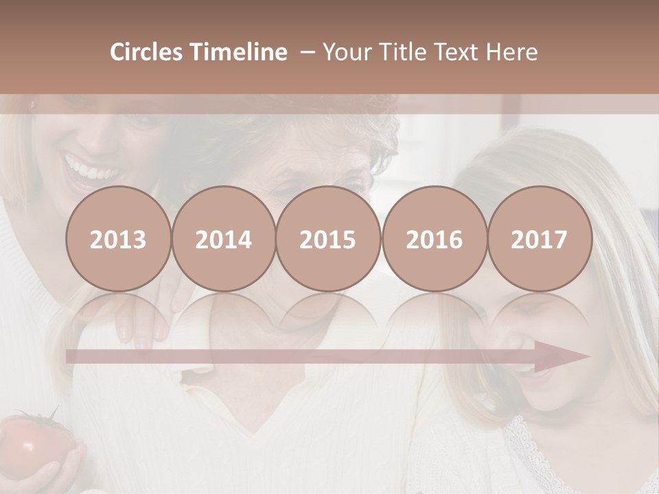 A Group Of Women Standing Next To Each Other PowerPoint Template