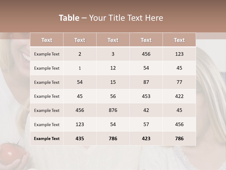 A Group Of Women Standing Next To Each Other PowerPoint Template