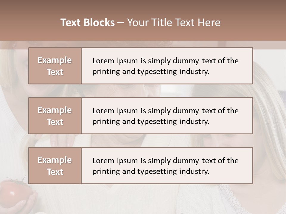 A Group Of Women Standing Next To Each Other PowerPoint Template
