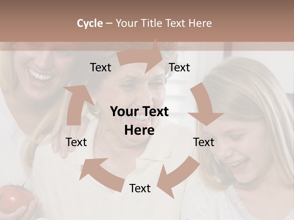 A Group Of Women Standing Next To Each Other PowerPoint Template