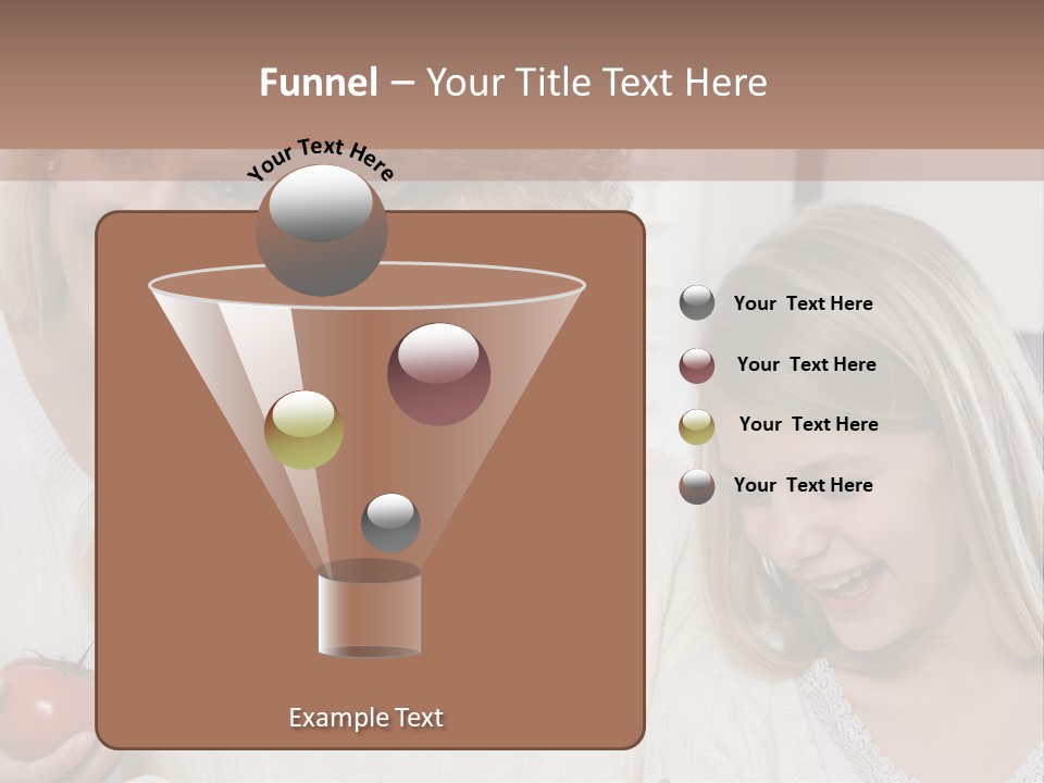 A Group Of Women Standing Next To Each Other PowerPoint Template