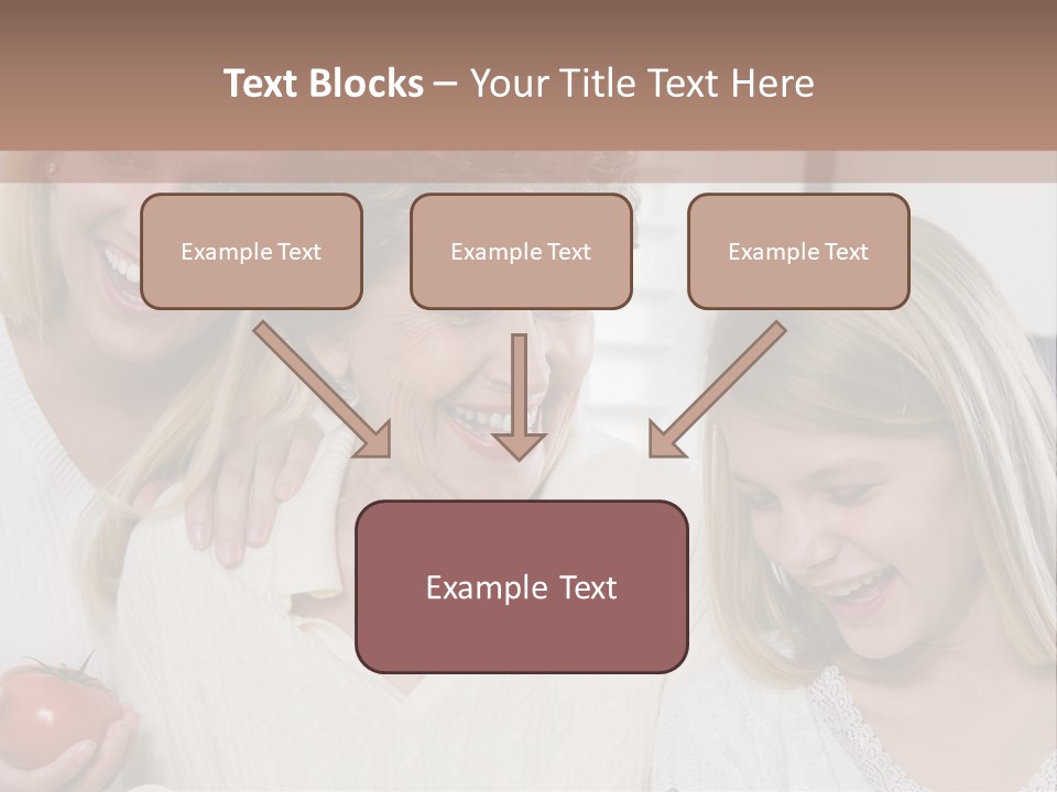 A Group Of Women Standing Next To Each Other PowerPoint Template
