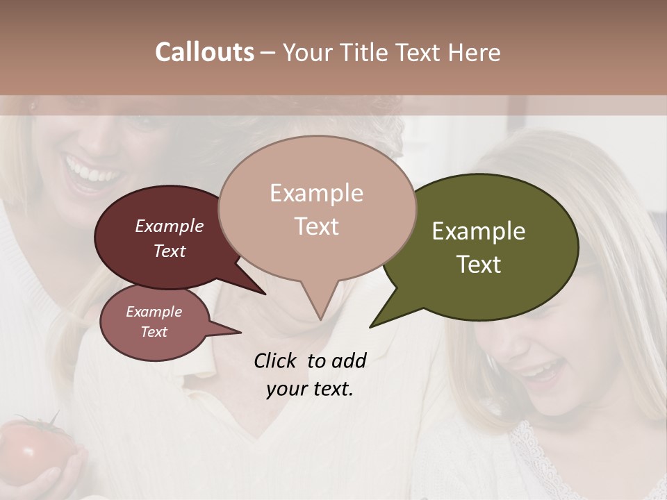 A Group Of Women Standing Next To Each Other PowerPoint Template