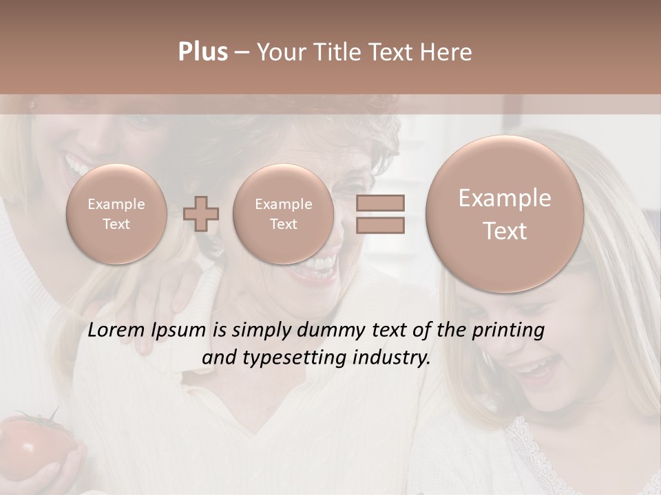 A Group Of Women Standing Next To Each Other PowerPoint Template