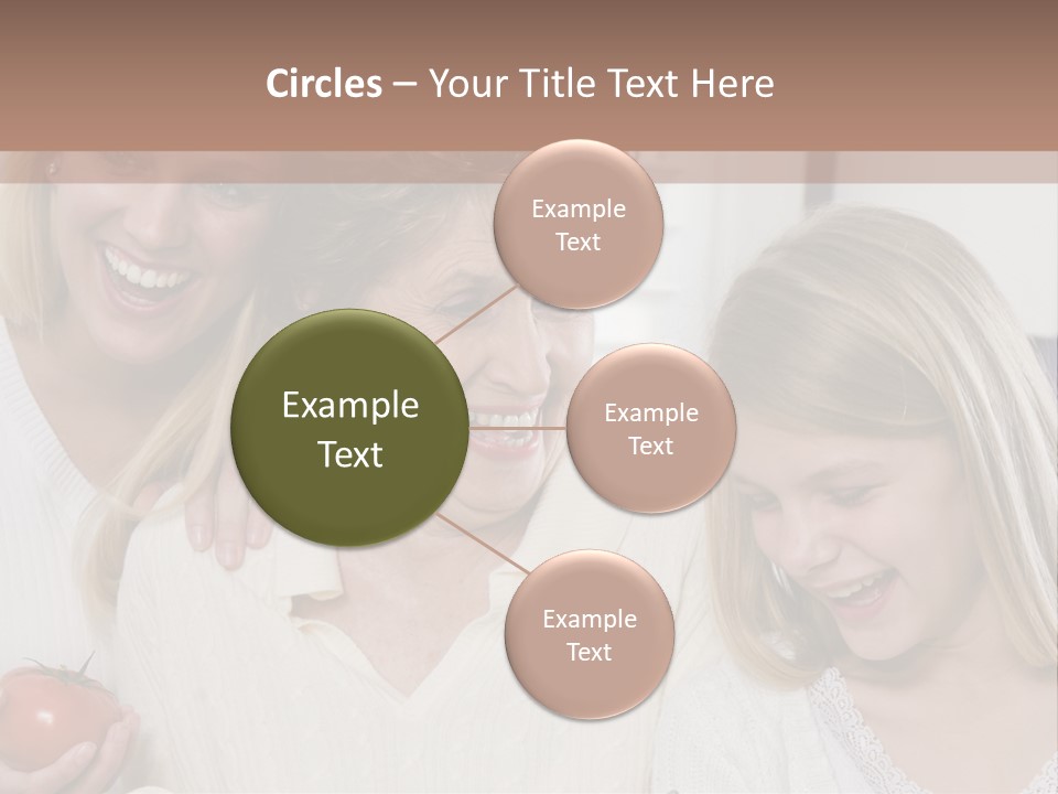 A Group Of Women Standing Next To Each Other PowerPoint Template