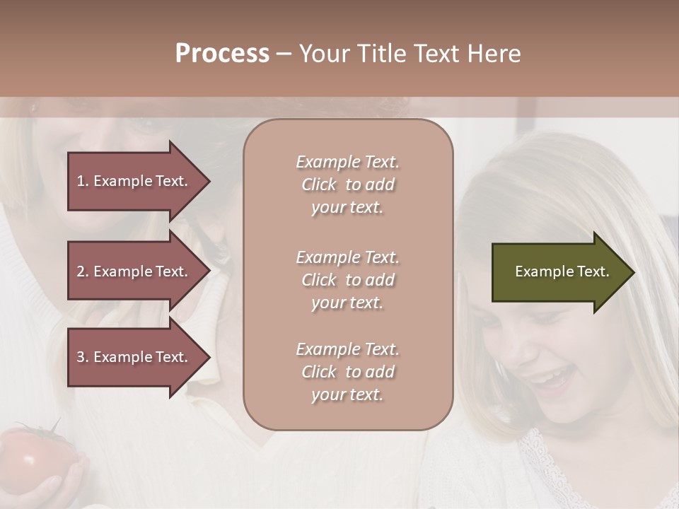 A Group Of Women Standing Next To Each Other PowerPoint Template