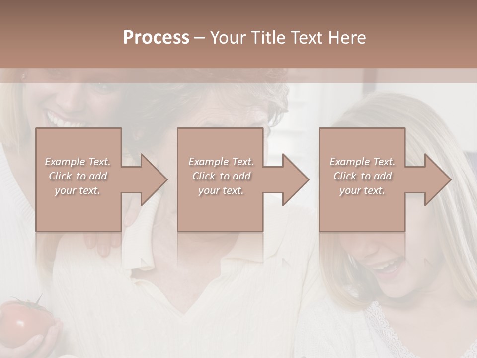 A Group Of Women Standing Next To Each Other PowerPoint Template