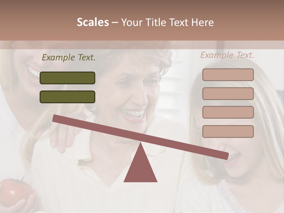 A Group Of Women Standing Next To Each Other PowerPoint Template