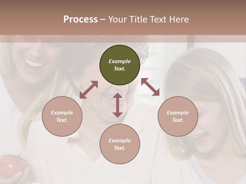A Group Of Women Standing Next To Each Other PowerPoint Template