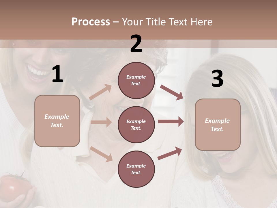 A Group Of Women Standing Next To Each Other PowerPoint Template