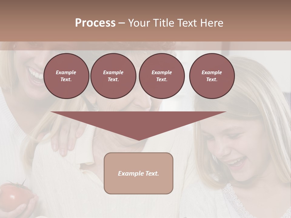A Group Of Women Standing Next To Each Other PowerPoint Template