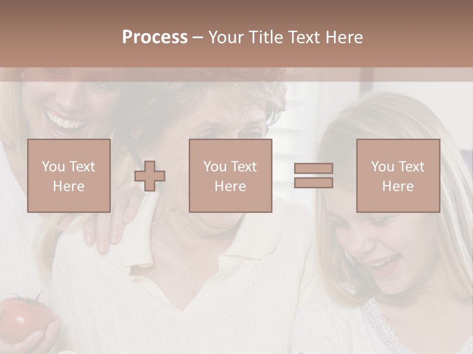 A Group Of Women Standing Next To Each Other PowerPoint Template