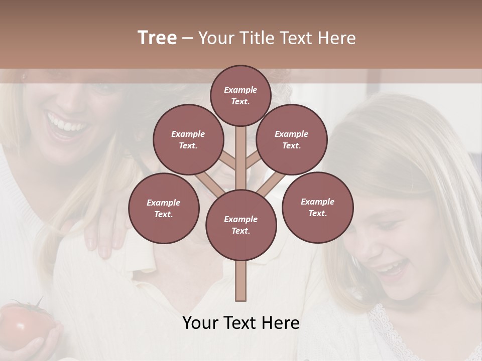 A Group Of Women Standing Next To Each Other PowerPoint Template