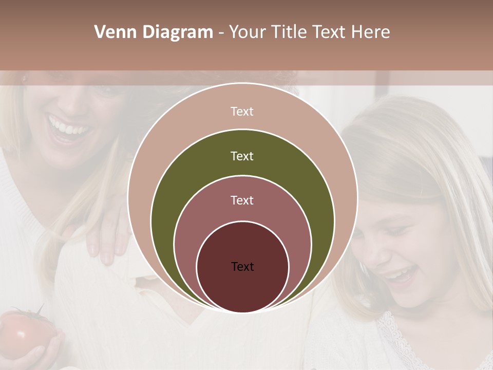 A Group Of Women Standing Next To Each Other PowerPoint Template