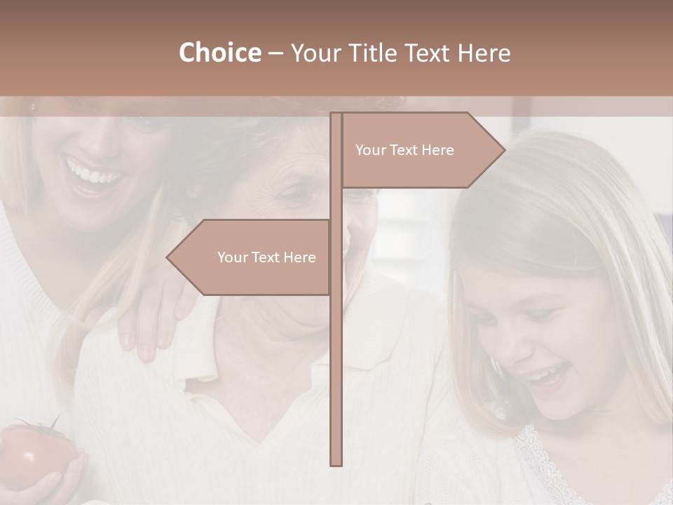A Group Of Women Standing Next To Each Other PowerPoint Template