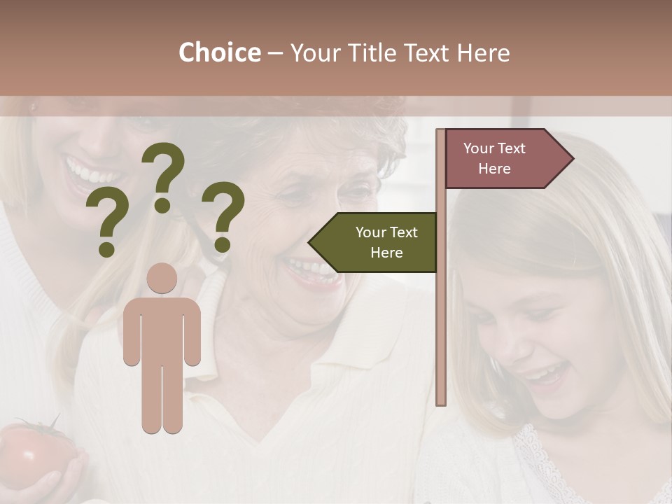 A Group Of Women Standing Next To Each Other PowerPoint Template