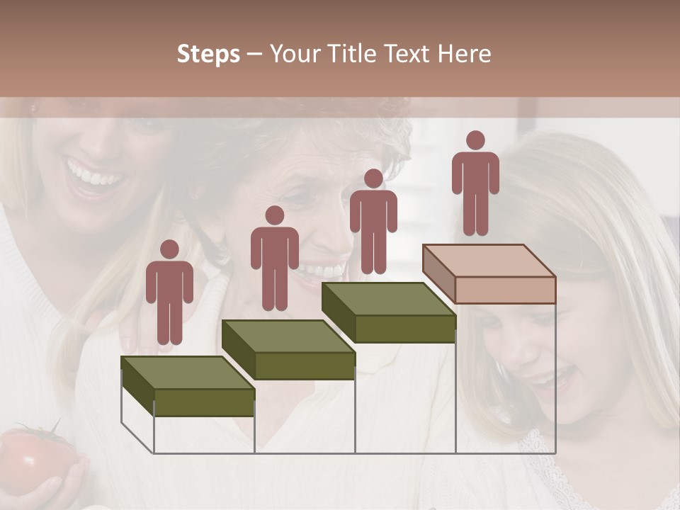 A Group Of Women Standing Next To Each Other PowerPoint Template