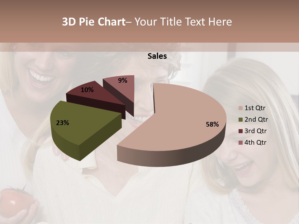 A Group Of Women Standing Next To Each Other PowerPoint Template