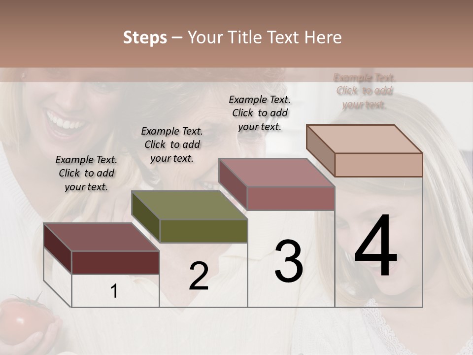 A Group Of Women Standing Next To Each Other PowerPoint Template