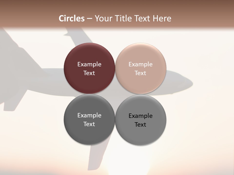 A Person Holding A Plane In Their Hand PowerPoint Template