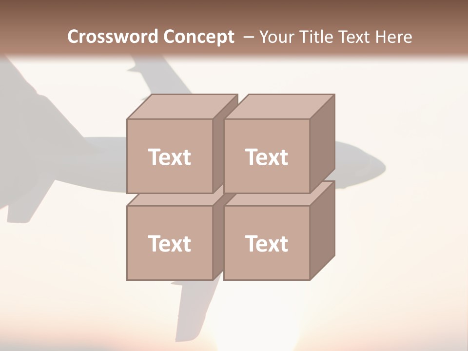 A Person Holding A Plane In Their Hand PowerPoint Template