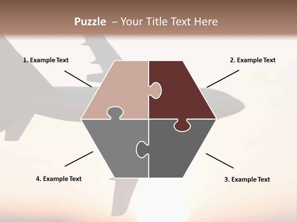 A Person Holding A Plane In Their Hand PowerPoint Template