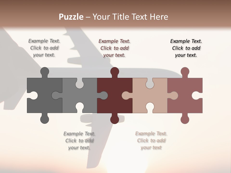 A Person Holding A Plane In Their Hand PowerPoint Template