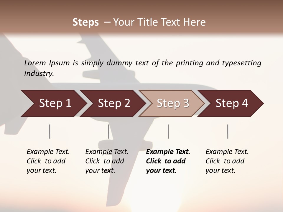 A Person Holding A Plane In Their Hand PowerPoint Template