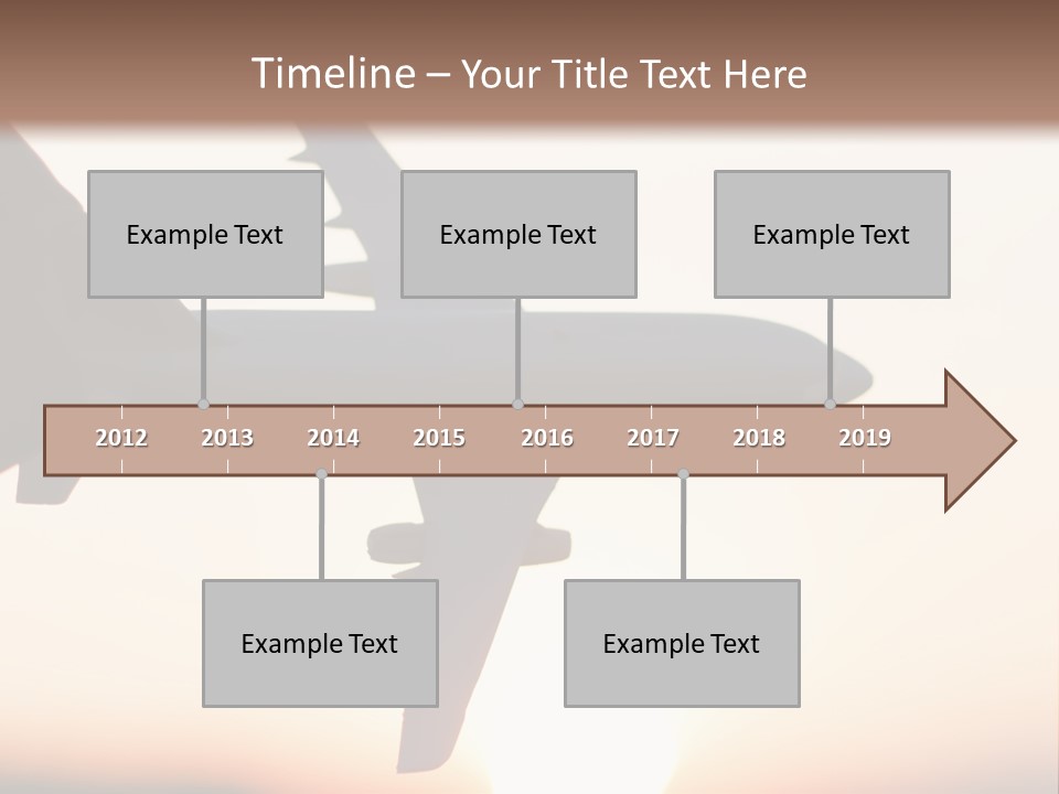 A Person Holding A Plane In Their Hand PowerPoint Template