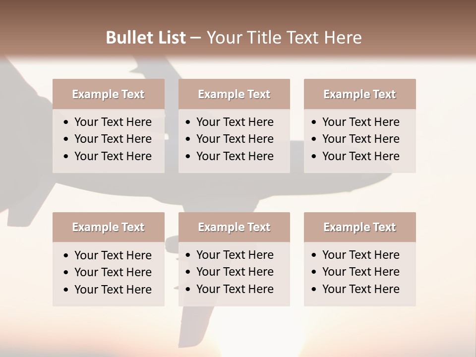 A Person Holding A Plane In Their Hand PowerPoint Template