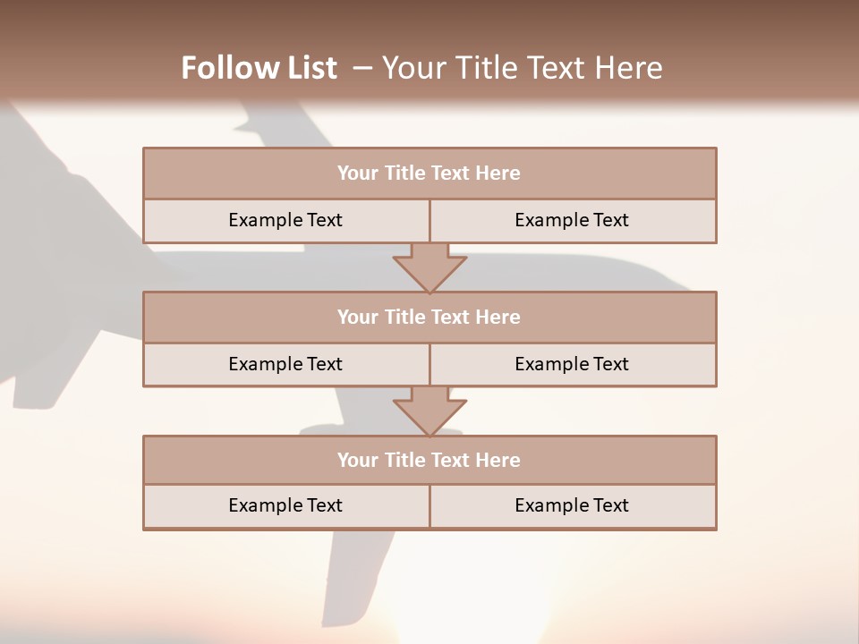 A Person Holding A Plane In Their Hand PowerPoint Template