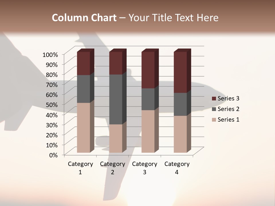 A Person Holding A Plane In Their Hand PowerPoint Template