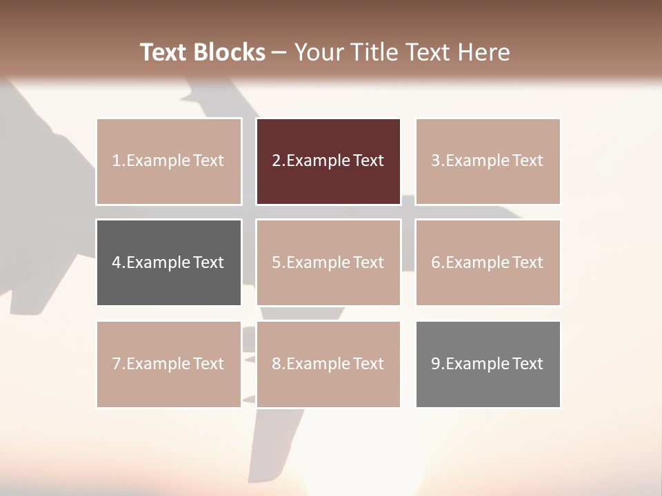 A Person Holding A Plane In Their Hand PowerPoint Template