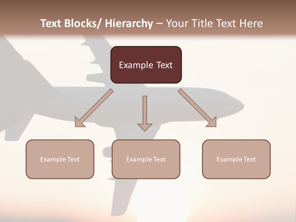 A Person Holding A Plane In Their Hand PowerPoint Template