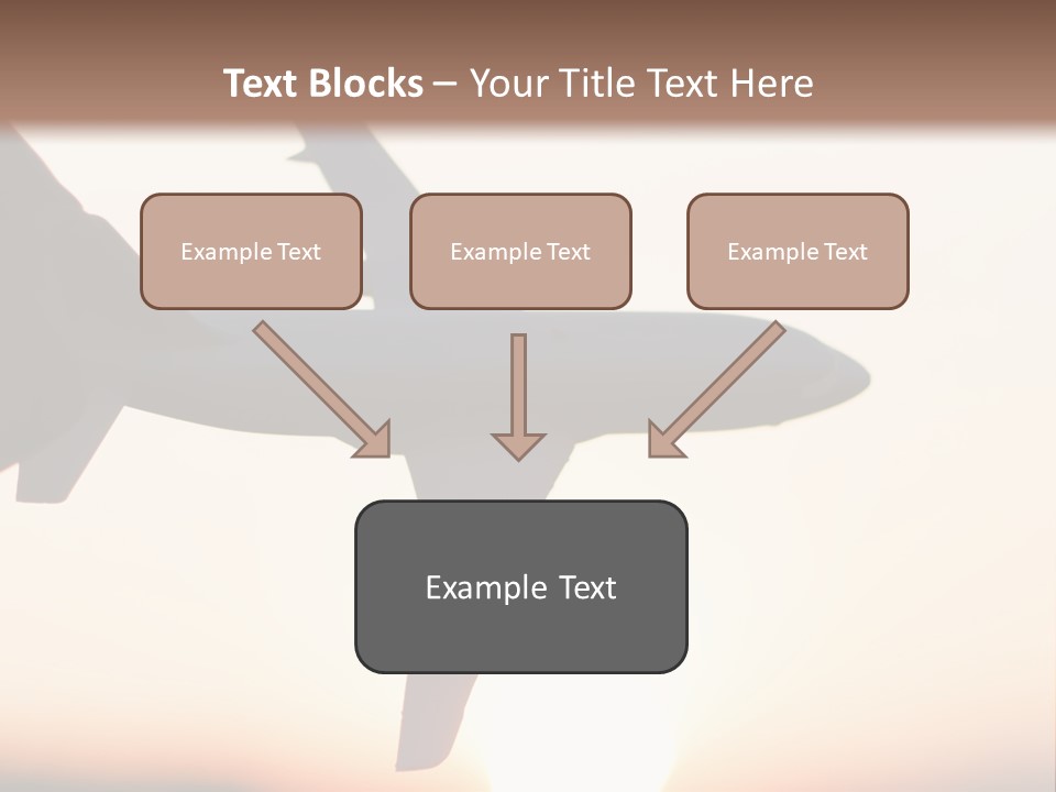 A Person Holding A Plane In Their Hand PowerPoint Template