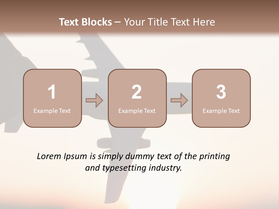 A Person Holding A Plane In Their Hand PowerPoint Template