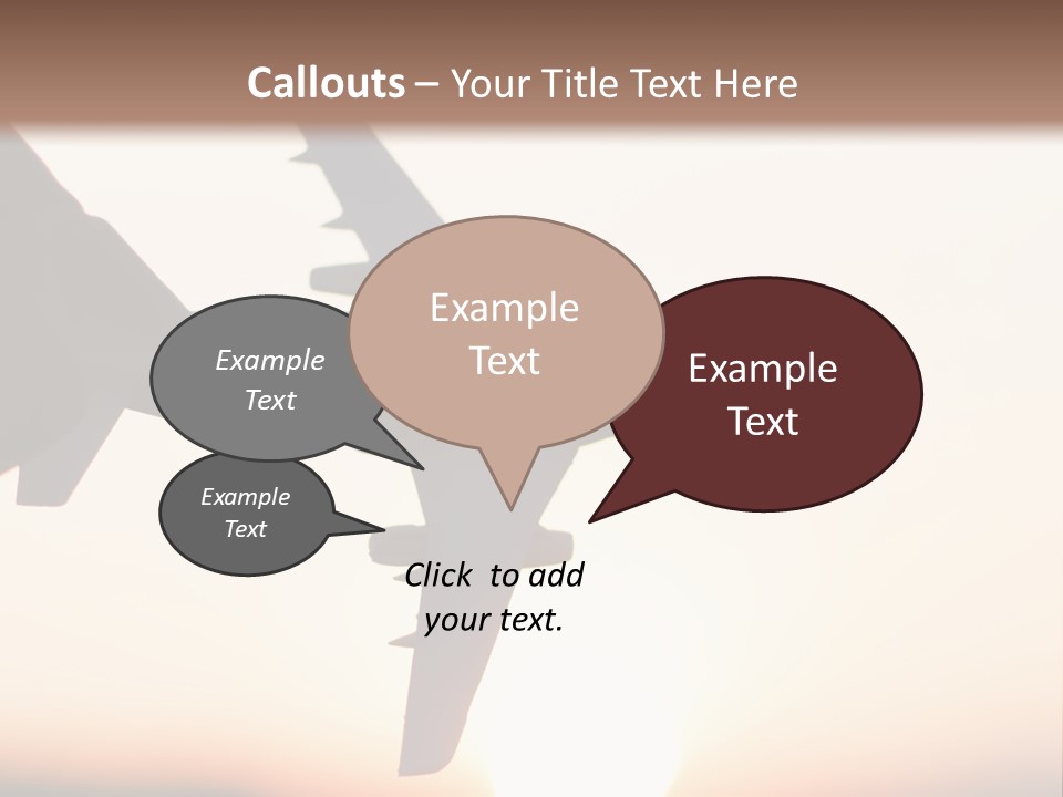 A Person Holding A Plane In Their Hand PowerPoint Template