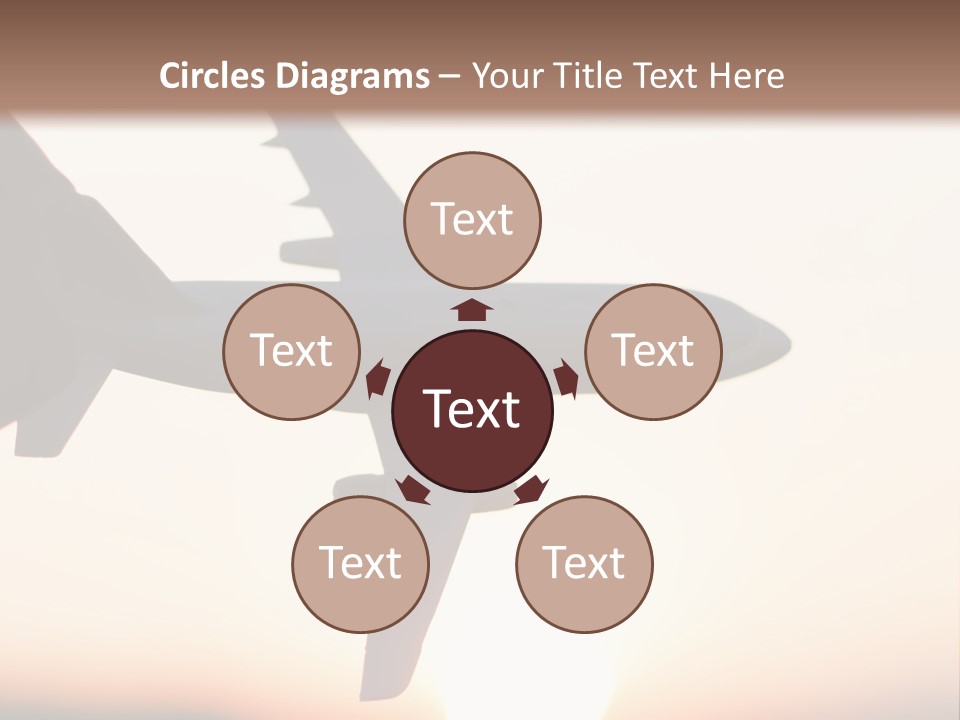 A Person Holding A Plane In Their Hand PowerPoint Template