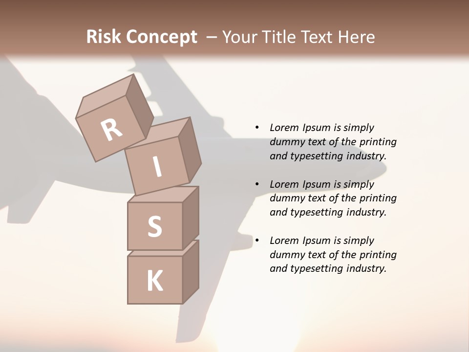 A Person Holding A Plane In Their Hand PowerPoint Template