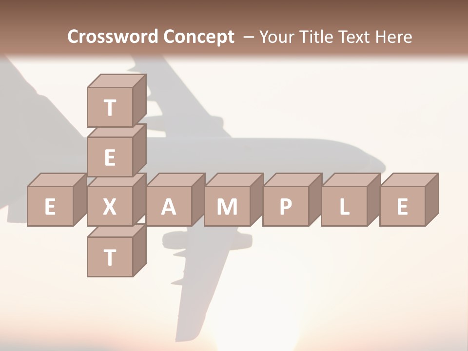 A Person Holding A Plane In Their Hand PowerPoint Template