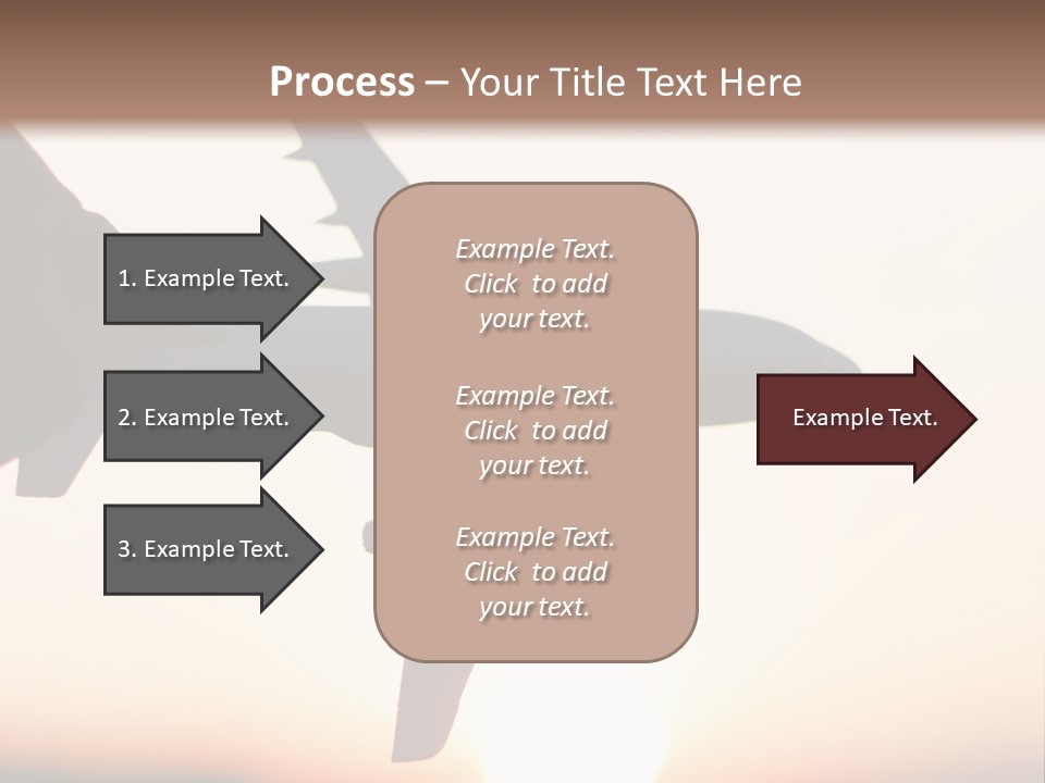 A Person Holding A Plane In Their Hand PowerPoint Template