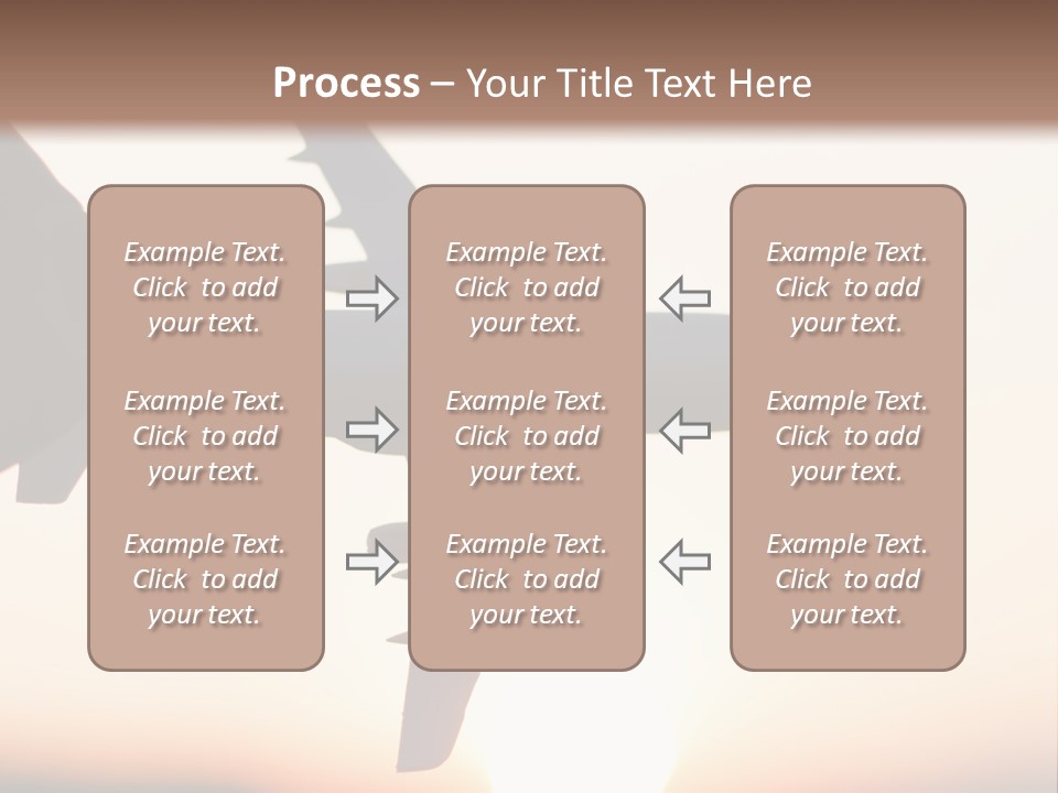 A Person Holding A Plane In Their Hand PowerPoint Template