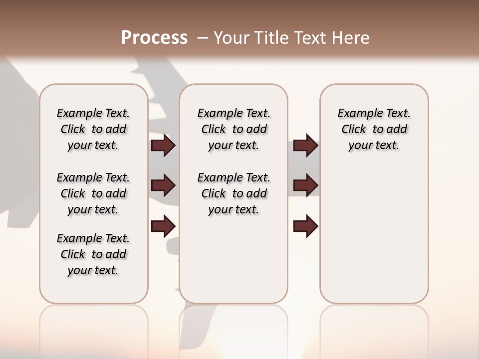 A Person Holding A Plane In Their Hand PowerPoint Template