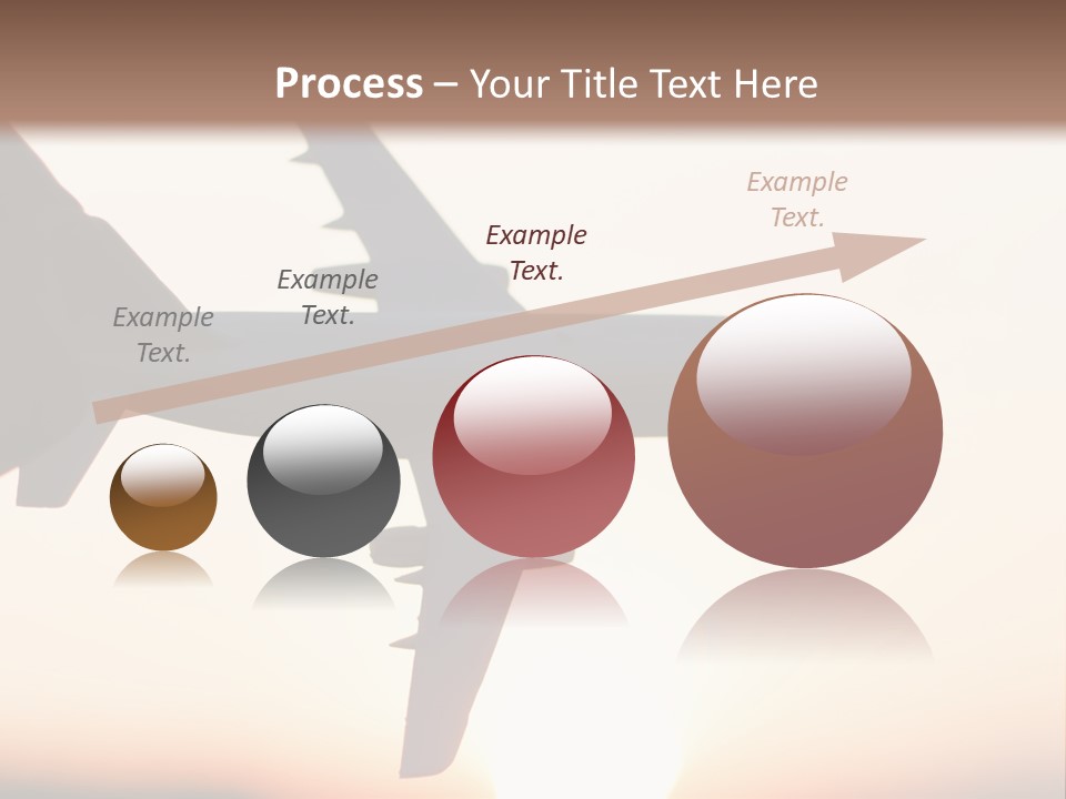A Person Holding A Plane In Their Hand PowerPoint Template