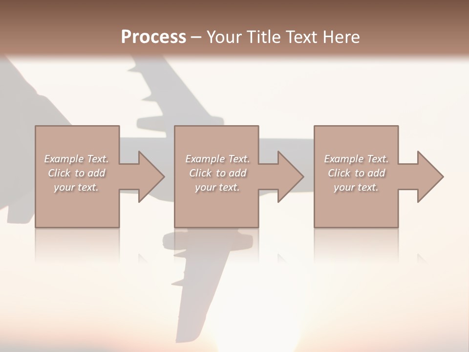 A Person Holding A Plane In Their Hand PowerPoint Template